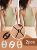 Bra Strap Cross Buckle, Bra Accessory, Women's Invisible Anti-Slip Shoulder Strap Buckle, Perfect Solution To Prevent Bra Straps From Slipping, Suitable For Travel, Sports, Outdoor Activities, Personal Care And Summer Needs